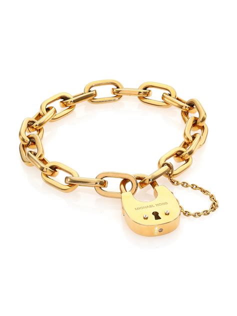 michael kors gold chain bracelet